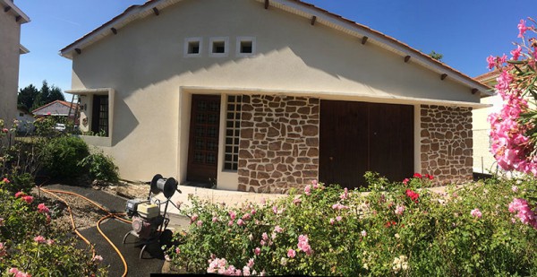 Rénovation de façades à Fléac